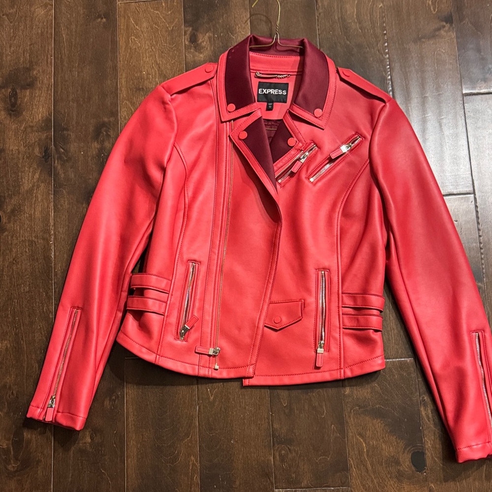 Express Women's Vibrant Red Jacket